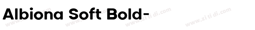 Albiona Soft Bold字体转换